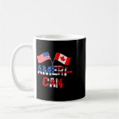 Mug Rétro Ameri-can Canada Drapeau États-Unis Patrioti (Gauche)