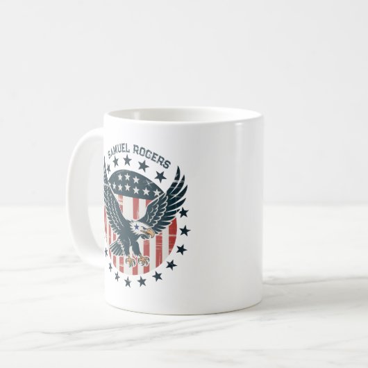 Mug Retro American Eagle (Devant gauche)