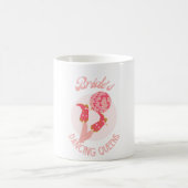 Mug Retro années 70, Reine de la danse de la mariée, E (Centre)