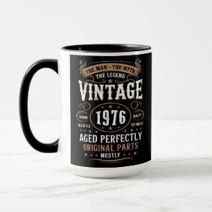 Mug Rétro Anniversaire 1976 L'Homme La Légende 50e Ann