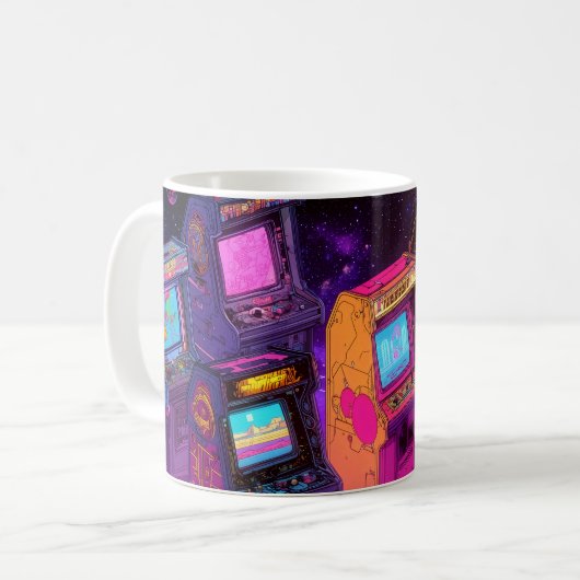 Mug Retro Arcade Machines (Devant gauche)