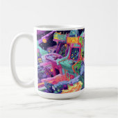 Mug Retro Arcade Machines in Space (Gauche)