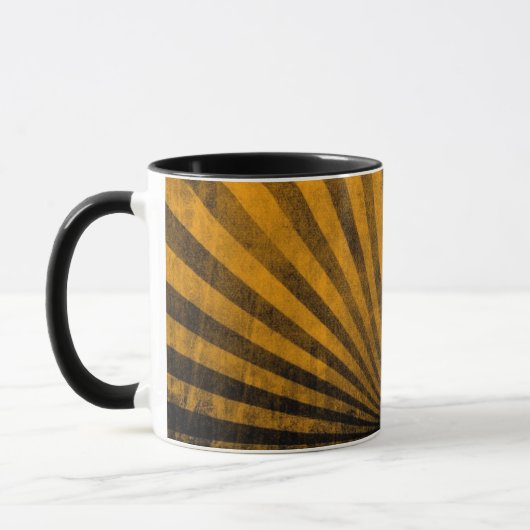 Mug Rétro arrière - plan de motif (Gauche)
