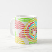 Mug Retro Art Nouveau Pattern  (Devant gauche)