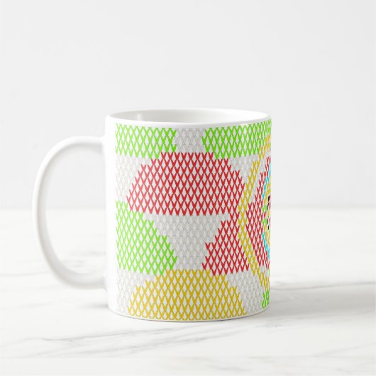 Mug Retro Art Nouveau Pattern  (Gauche)