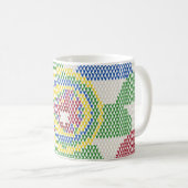 Mug Retro Art Nouveau Pattern  (Devant droit)
