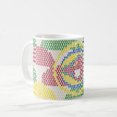 Mug Retro Art Nouveau Pattern  (Devant gauche)