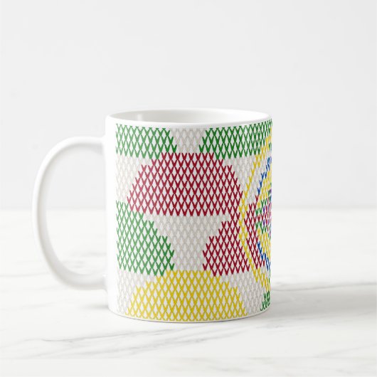Mug Retro Art Nouveau Pattern  (Gauche)