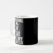 Mug Retro Awesome Like My Daughter Funny Dad Parents D (Devant gauche)