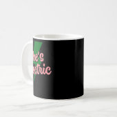Mug Retro Basic Lightning Quote She Electric Funny Sim (Devant gauche)