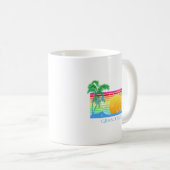 Mug Retro Beach Grand Cayman (Devant droit)