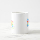 Mug Retro Beach Hawaii coucher de soleil (Centre)