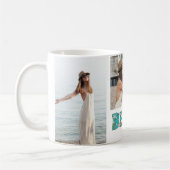 Mug Retro Beach Life Photo Collage (Gauche)