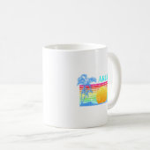 Mug Retro Beach Sunset Aruba (Devant droit)