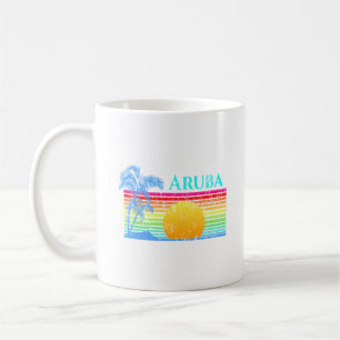 Mug Retro Beach Sunset Aruba