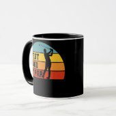 Mug Rétro Best Dad By Par Funny Golf Player Papa  (Devant gauche)