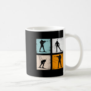 Mug Retro Biathlon Ventilateurs hivernaux Hommes Femme
