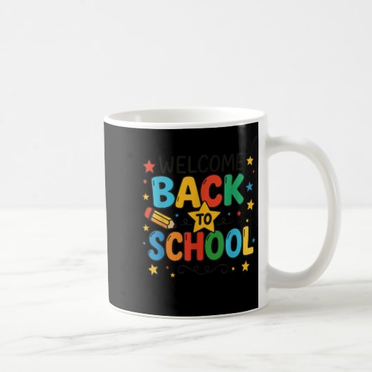Mug Retro Bienvenue À L'École Appréciation Des Enseign (Droite)