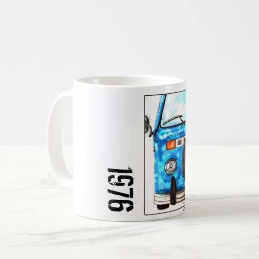 Mug Retro bil (Devant gauche)