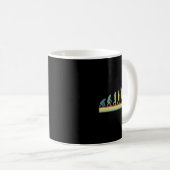Mug Retro Billiards Human Evolution Lover Pool Cadeau  (Devant droit)
