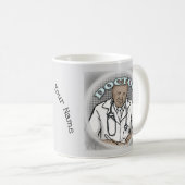 Mug Retro black Homme Doctor (Devant droit)