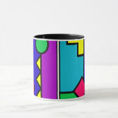 Mug Rétro bloc de la couleur 80s (Centre)