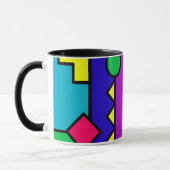 Mug Rétro bloc de la couleur 80s (Gauche)
