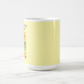 Mug Retro Boho Blooming Flowers Inspiration Quote (Centre)