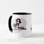 Mug Retro bon genre de sorcière (Devant gauche)