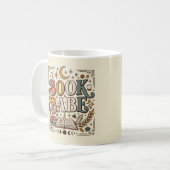 Mug Retro Book Babe Mystical Celestial Witchy Bookish (Devant gauche)