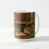 Mug Retro book lover woodland animals (Devant droit)