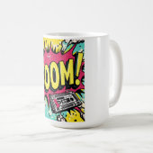 Mug Retro Boombox Blast (Devant droit)