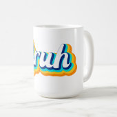 Mug Retro Bruh (Devant droit)