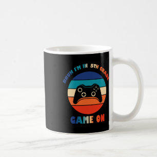 Mug Retro Bruh je suis en 5e année Gamer Ck retour à l