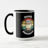 Mug Rétro Brûlé éveil à chaud pour aller (Gauche)