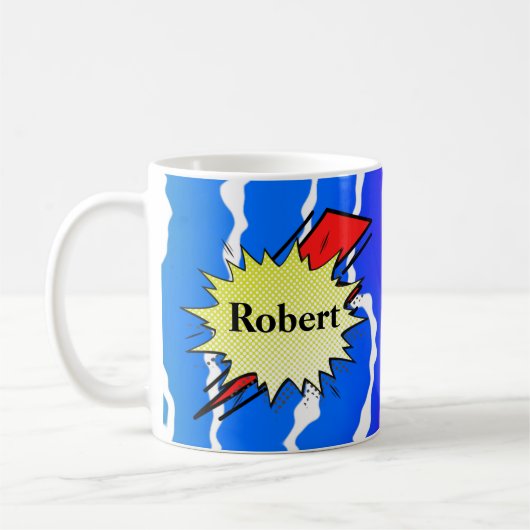 Mug Retro bubble color comic (Gauche)