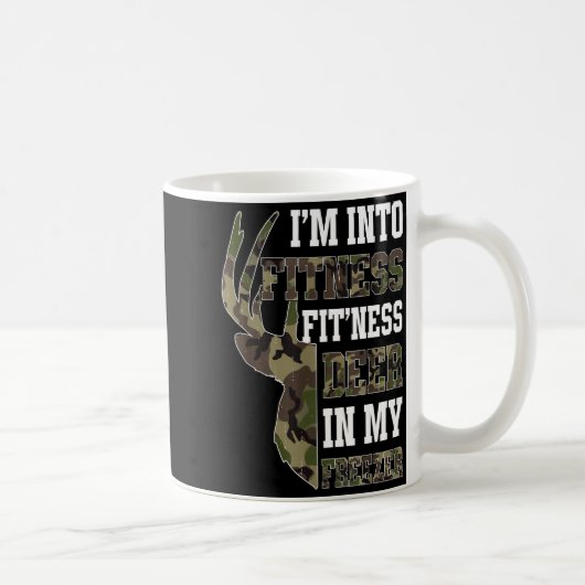 Mug Retro Camo Deer Hunting Funny Wildlife Hunter Men (Droite)