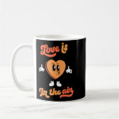Mug Retro Candy Valentines Day Heart Hipe Music Lov  (Gauche)