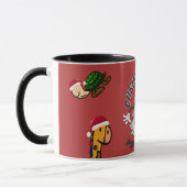 Mug Retro Cartoon Noël Joyeuse saison (Gauche)
