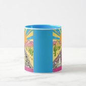 Mug Retro Cats on Vacation Take a Road Trip (Centre)