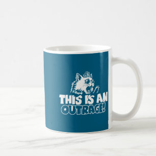 Mug Rétro Ceci Est Un Scandale Citation Mème Chat Mign
