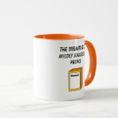 Mug Retro Cereal Box Cartoon, Funny Pop Art Breakfast (Devant droit)