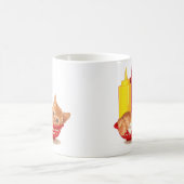 Mug Rétro chaton de style de wagon-restaurant (Centre)