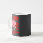 Mug Retro Checkered Howdy Western Valentines Day Cowbo (Devant gauche)