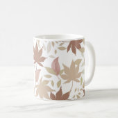 Mug Retro Chic Brown Érable Feuille Cosy Automne (Devant droit)