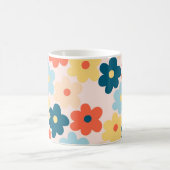 Mug Retro Chic Colorful Floral Vibrant Y2K Inspiré (Centre)