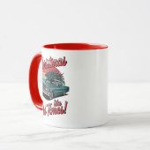 Mug Retro Christmas Car – Old Times Holiday (Devant gauche)