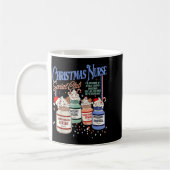 Mug Retro Christmas Nurse Social Icu Nurse Profol Xmas (Gauche)