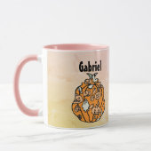 Mug Retro Citrouille Spooks et Halloween Traitements! (Gauche)
