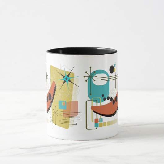 Mug rétro classique (Centre)